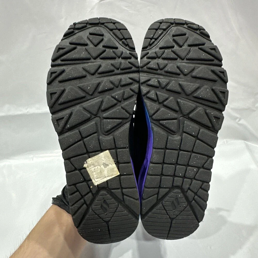 Skechers Street Uno Gen1 Sneaker Kids 13 Black Memory Foam Walking Shoes EBS2824